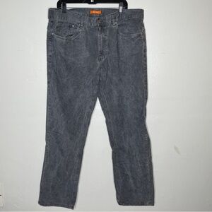 JOE FRESH GRAY CORDUROY REGULAR FIT PANTS SZ 40x32